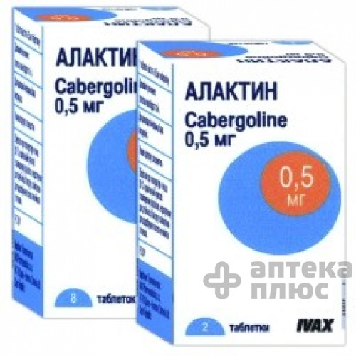 Алактин таблетки 0,5 мг №8