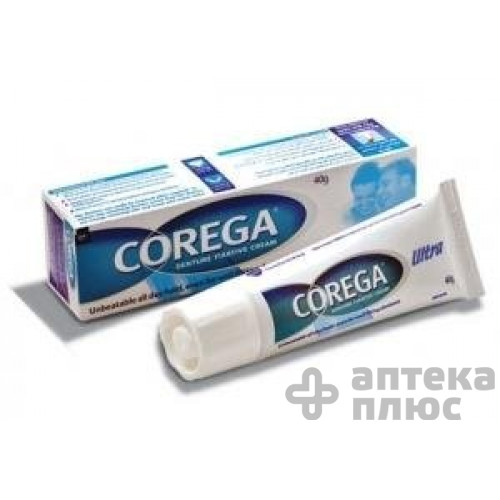 Корега Без Вкуса Фиксирующий Крем Для Зубных Протезов тюбик 40 мл №1