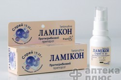 Ламікон спрей 1% флакон 25 г №1