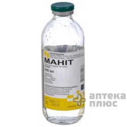Маніт розчин для інфузій 15% пляш. 200 мл