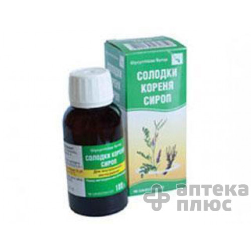 Солодки Корня Сироп сироп банка 100 г