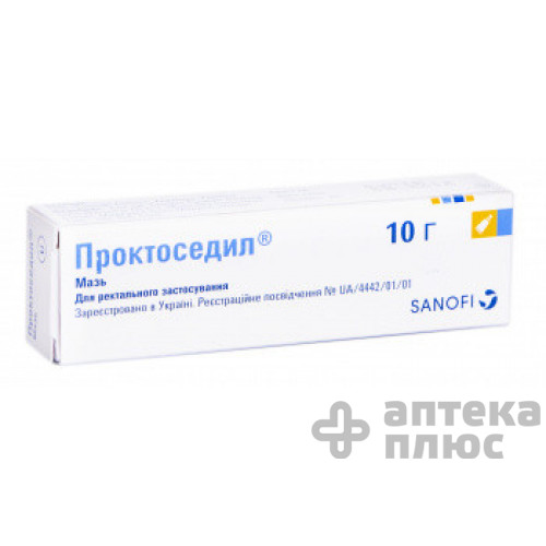 Проктоседил мазь туба 10 г №1