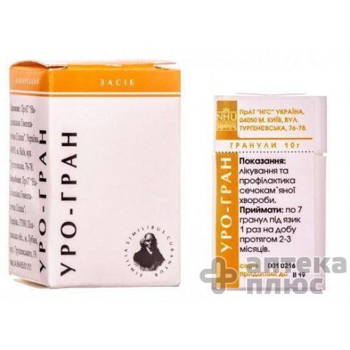 Уро Гран гран. гомеопат. 10 г