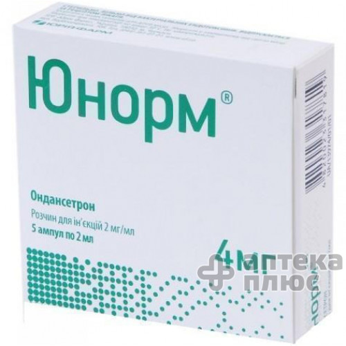 Юнорм розчин для інєкцій 0 №2 % ампули 2 мл