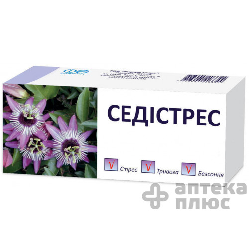 Седістрес таблетки блістер №30