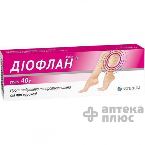Диофлан гель 1000 ЕД/г туба 40 г №1