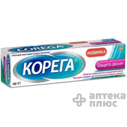 Корега Свежий Вкус Крем Для Фиксации Зубных Протезов