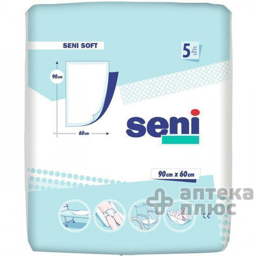 Пелюшки гігієн. Seni soft 60 см * 90 см №5