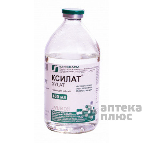 Ксилат розчин для інфузій пляш. скло 400 мл
