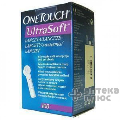 Ланцет Ван Тач Ультра Софт №100 Ланцет Ван Тач Ультра Софт №100