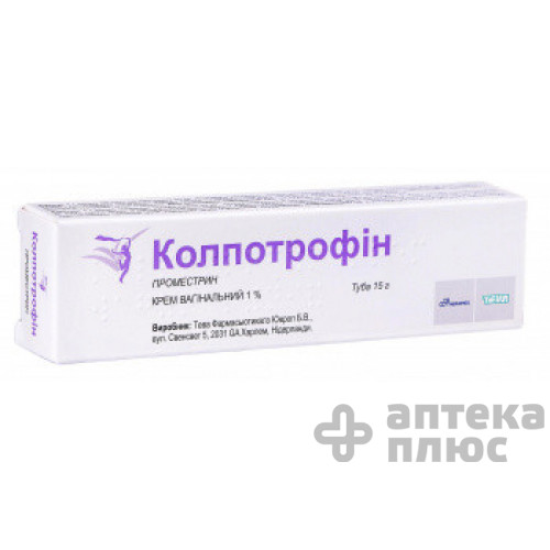 Колпотрофін крем піхв. 1% туба 15 г №1