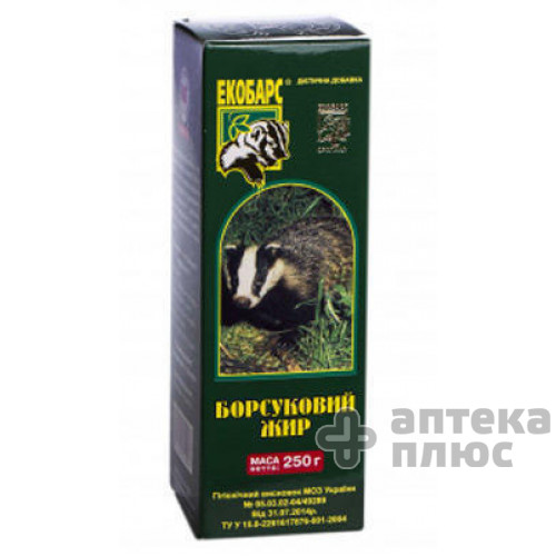 Барсучий Жир Екобарс бут. стекл. 250 г
