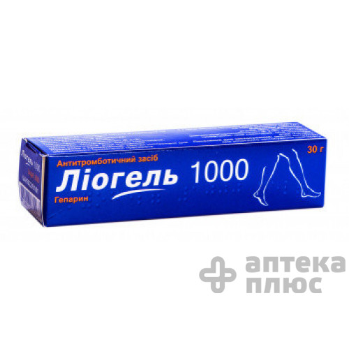 Ліогель гель туба 30 г №1